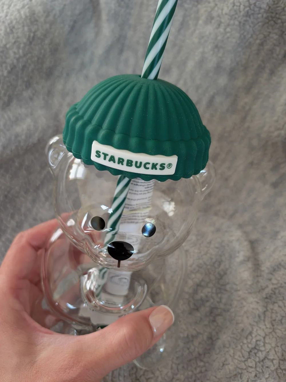Starbucks Asia AUTHENTIC Bear Glass BNWT